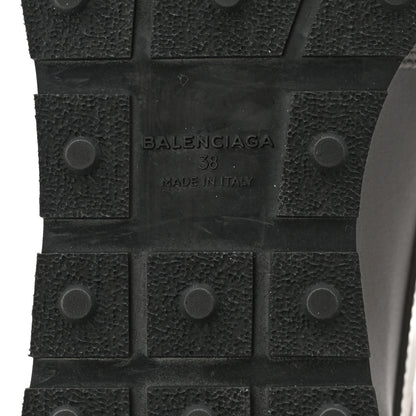 Balenciaga Mesh Calfskin Neoprene Suede Womens Race Runner Sneakers 38 Gris Bois de Rose 7 of 7