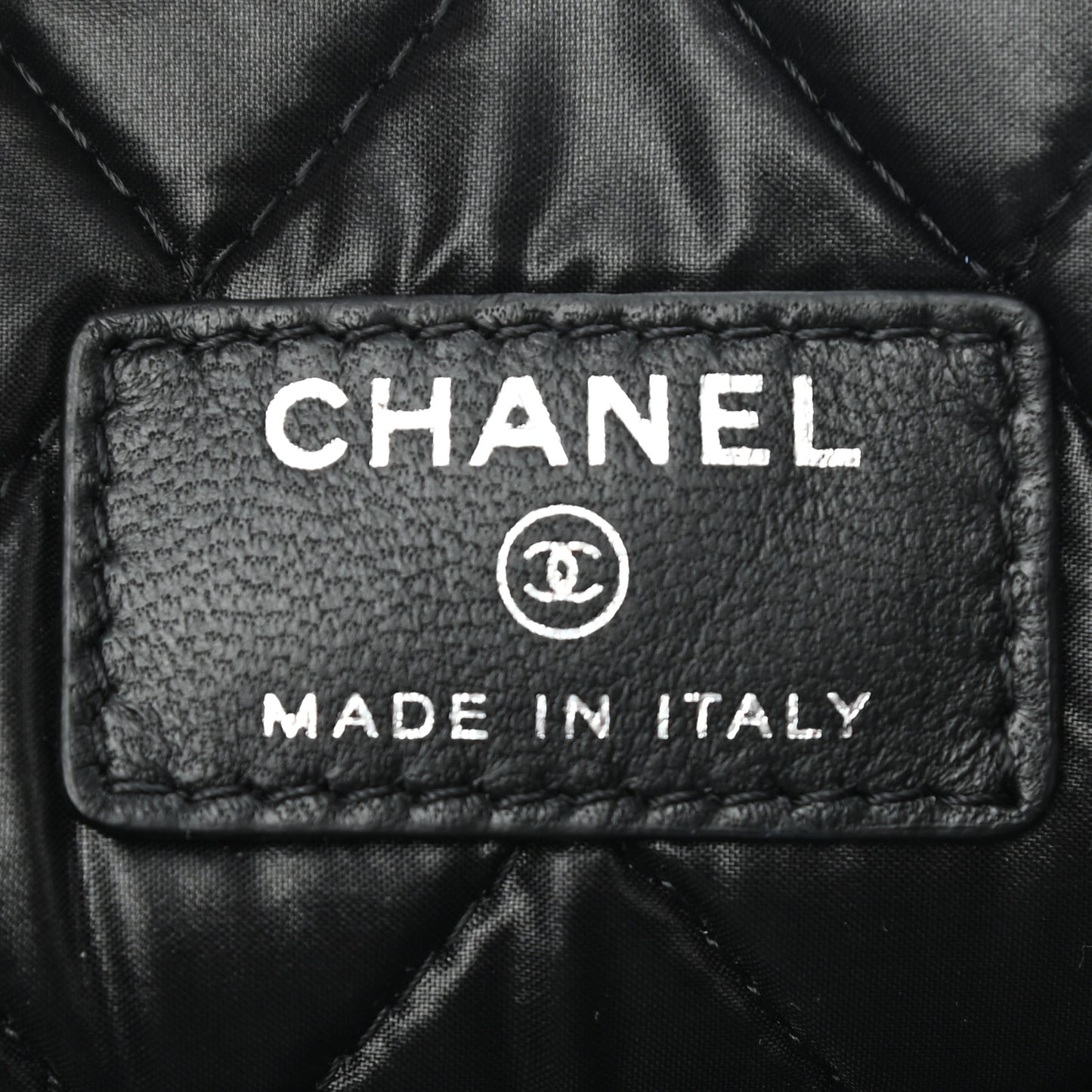 Tweed Lambskin Quilted Small Case Black