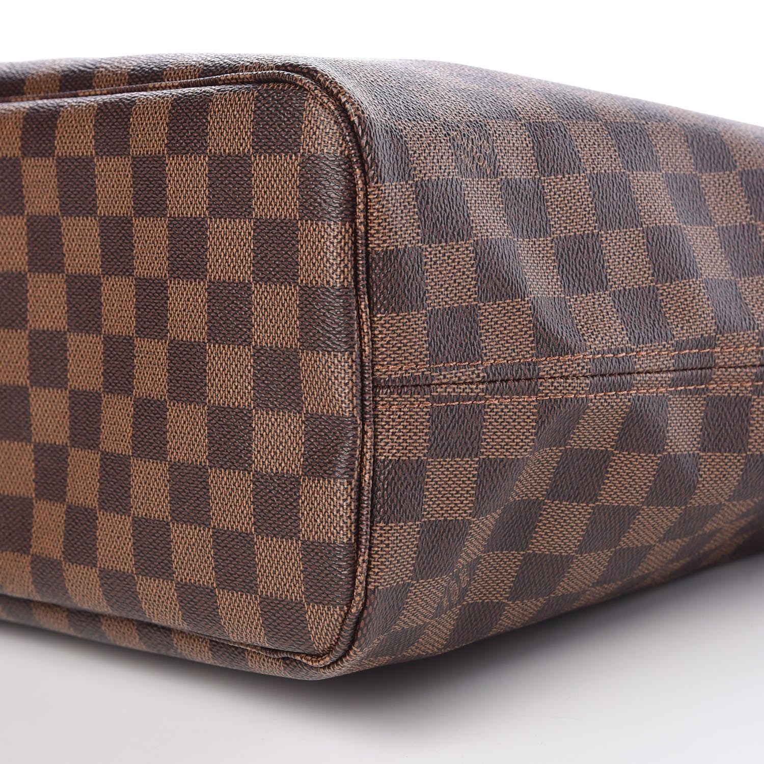 Louis Vuitton Damier Ebene Neo Neverfull MM Rose Ballerine 12 of 13