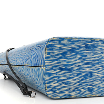 Louis Vuitton Epi Neverfull MM Denim Light 9 of 10