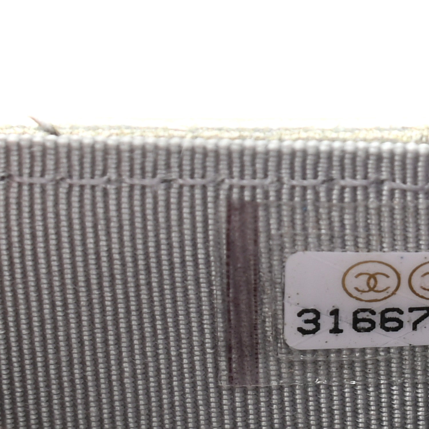 Chanel Gradient Metallic Calfskin Quilted Flap Card Holder Wallet Silver Blue Yellow Purple 8 of 8