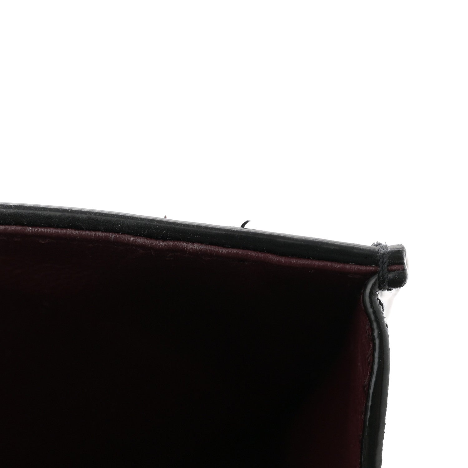 Saint Laurent Smooth Calfskin Medium Classic Monogram Cassandra Top Handle Black Rouge Legion 12 of 14