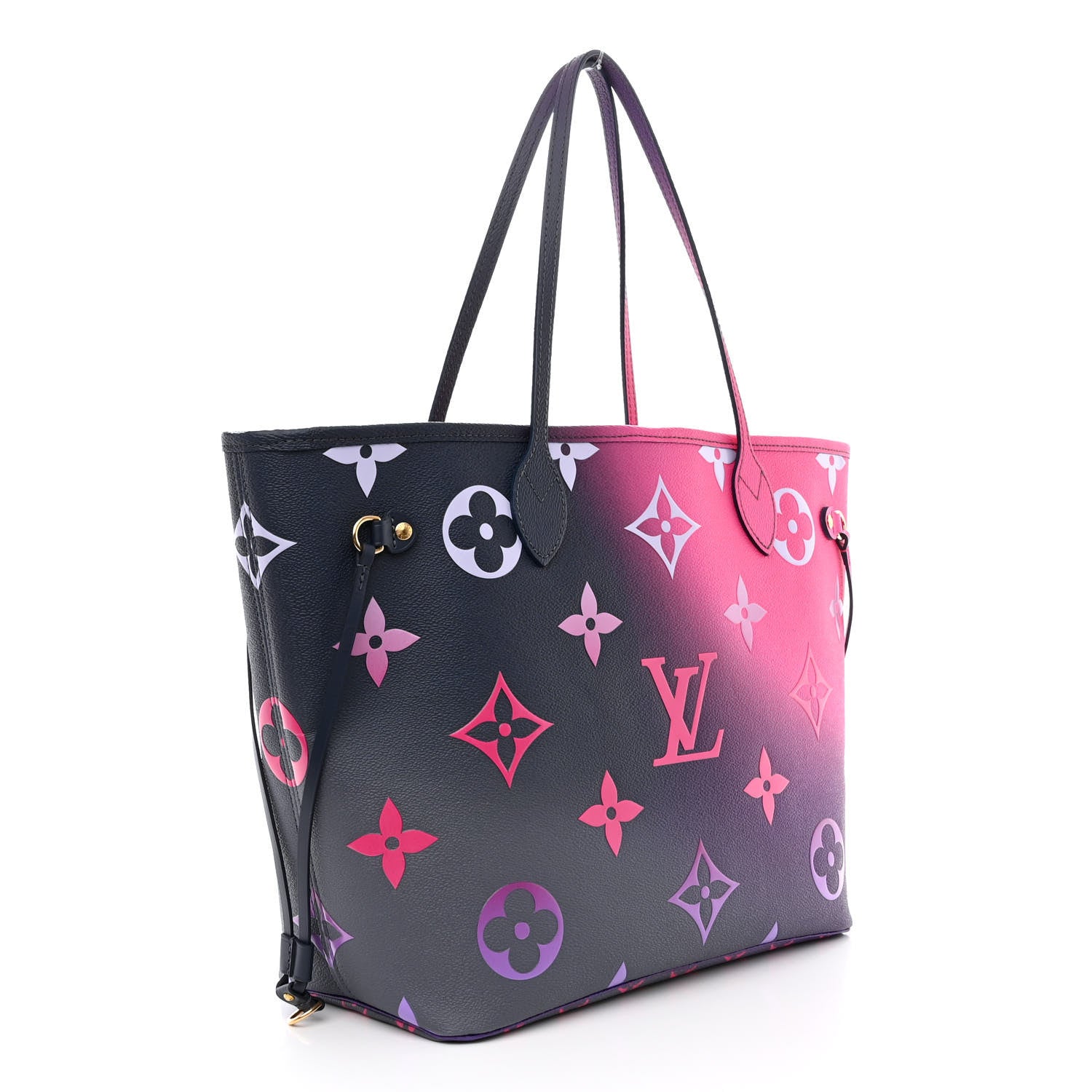 Louis Vuitton Monogram Giant Spring In The City Neverfull MM Midnight Fuchsia 5 of 13