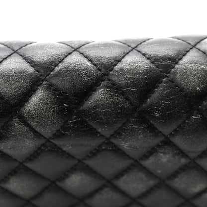 Chanel Faded Calfskin Quilted Small Studded Boy Flap Grey 12 of 12