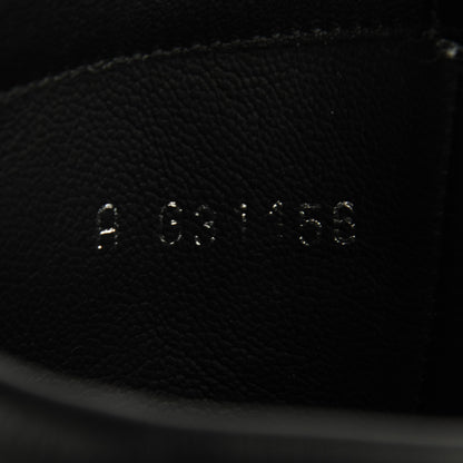 Chanel Calfskin CC Cap Toe Fold Over Boots 36 Black 7 of 7