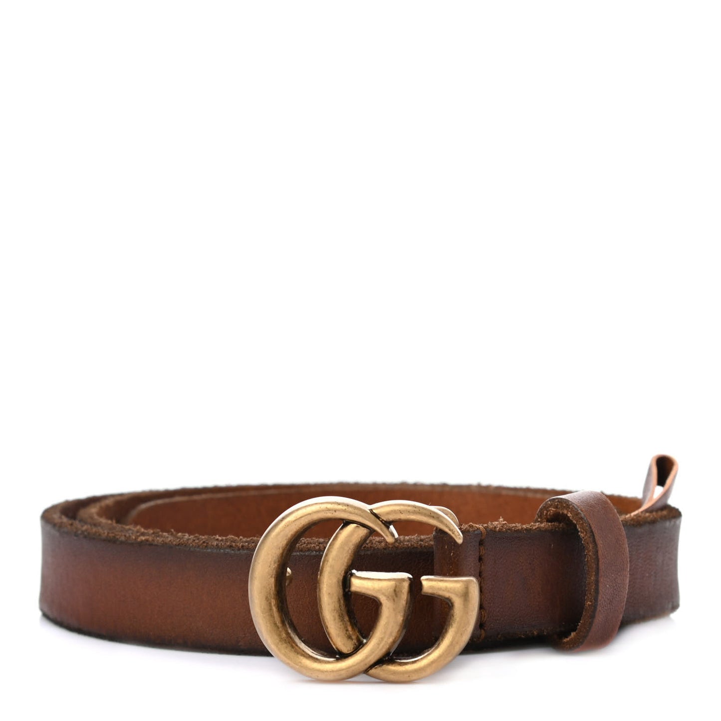 Faded Calfskin Double G 20mm Belt 75 30 Cuir
