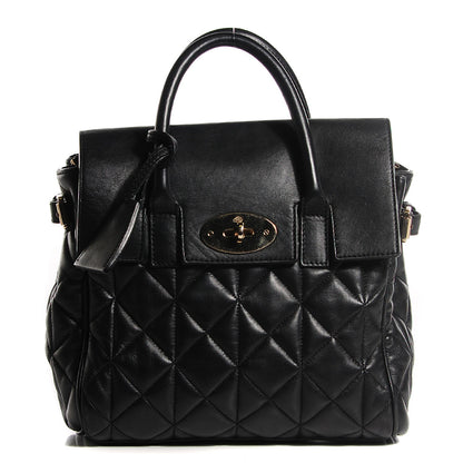 Mulberry Nappa Quilted Mini Cara Delevingne Convertible Bag Black 1 of 11