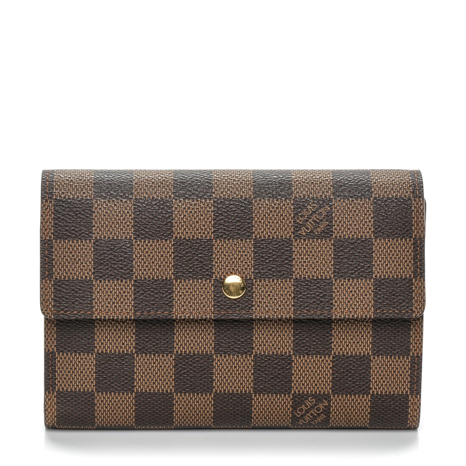 Louis Vuitton Damier Ebene Porte Tresor Etui Papier Wallet 1 of 6