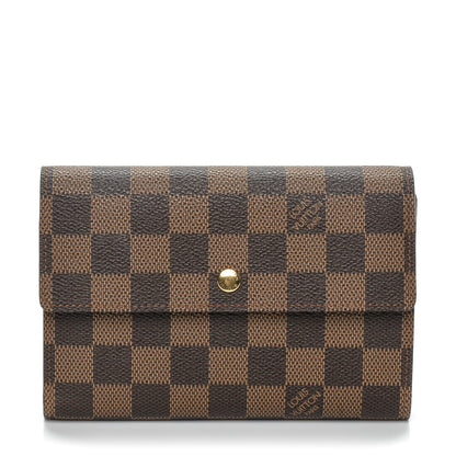Louis Vuitton Damier Ebene Porte Tresor Etui Papier Wallet 1 of 6