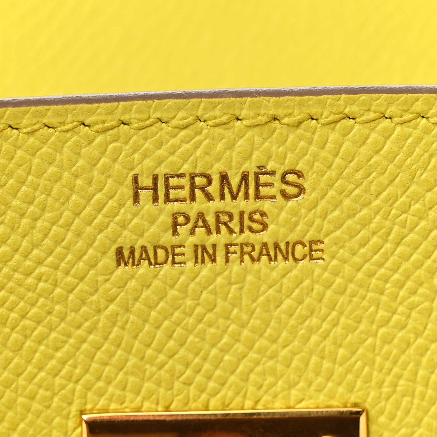 Hermes Epsom Birkin 35 Lime 6 of 14