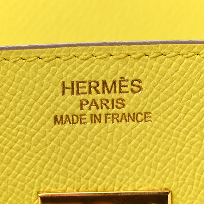 Hermes Epsom Birkin 35 Lime 6 of 14