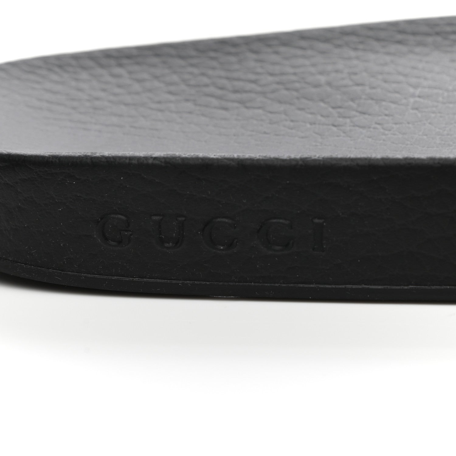 Gucci Microguccissima Mens Slide Sandals 8 Black 7 of 9