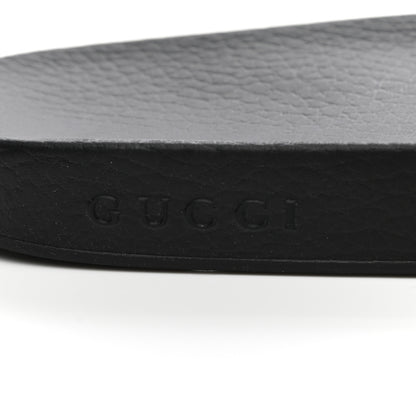 Gucci Microguccissima Mens Slide Sandals 8 Black 7 of 9