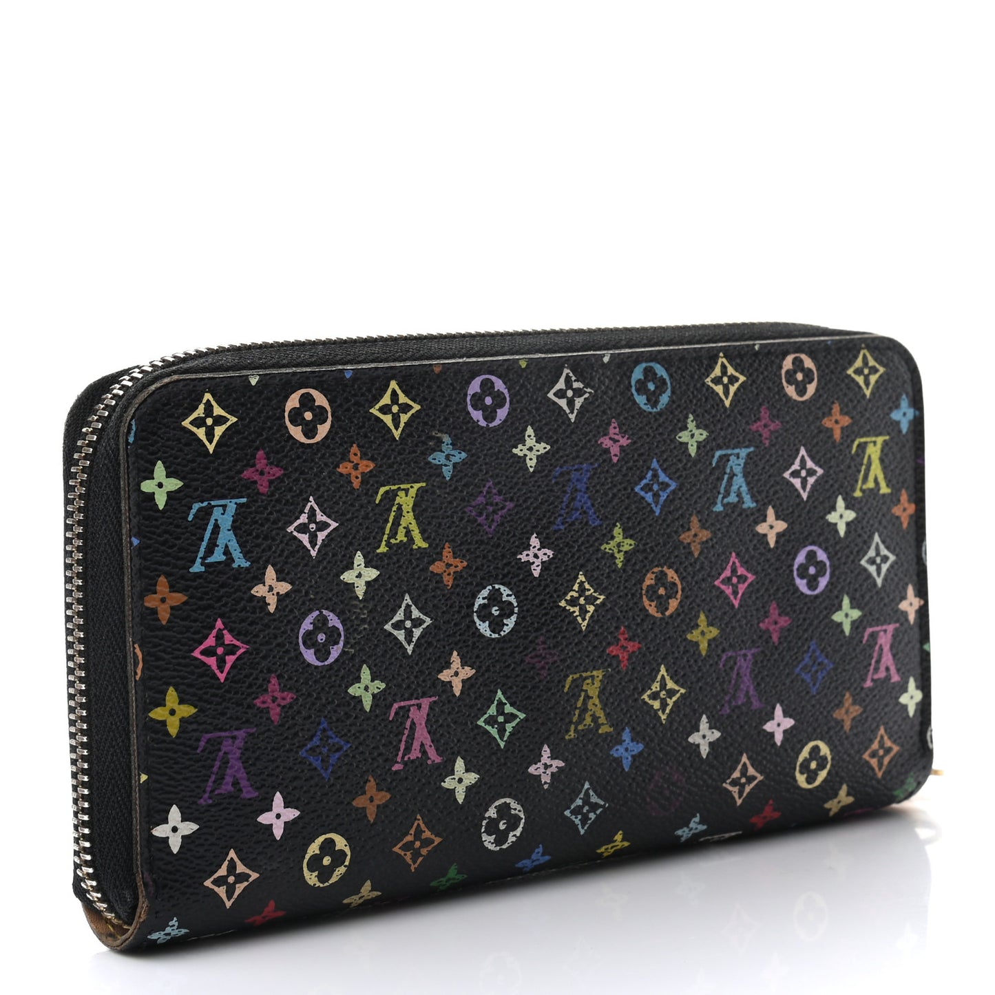 Monogram Multicolor Zippy Wallet Black