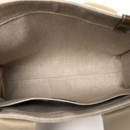 Chloe Linen Calfskin Medium Woody Ribbon Tote Bronze Brown 5 of 10