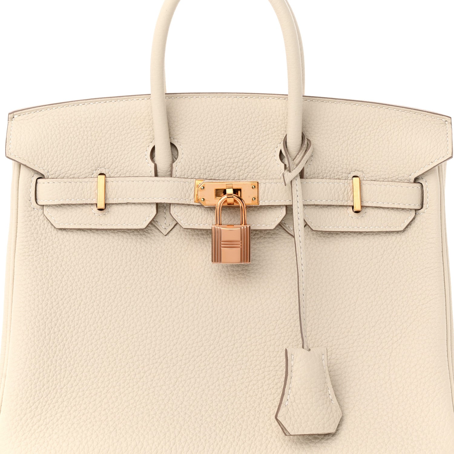Hermes Togo Birkin 25 Craie 8 of 14