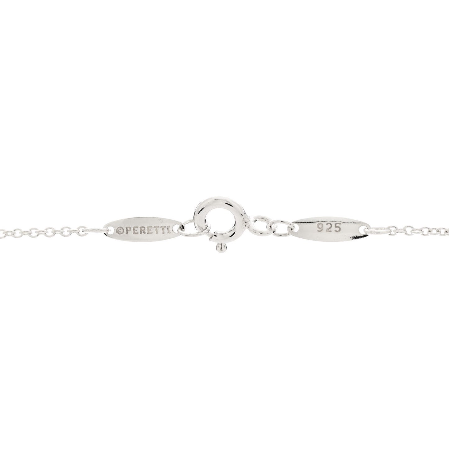 Sterling Silver 26mm Elsa Peretti Full Heart Pendant Necklace
