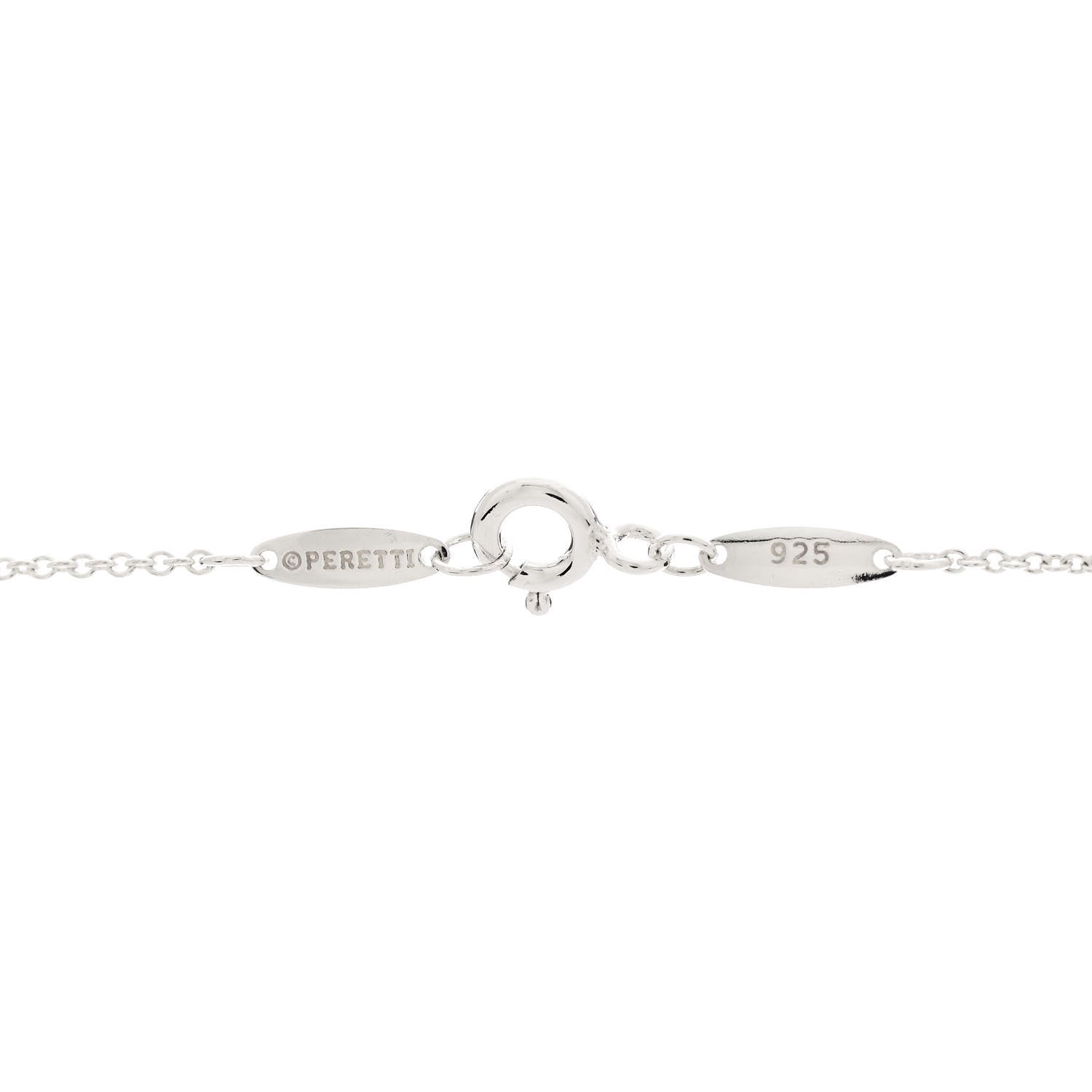 Tiffany Sterling Silver 26mm Elsa Peretti Full Heart Pendant Necklace 5 of 6