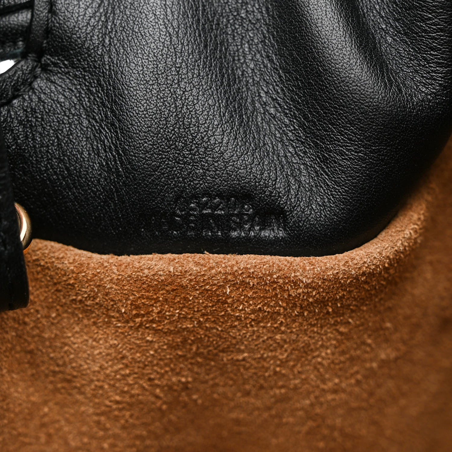 Loewe Nappa Flamenco Knot Clutch Black 7 of 10