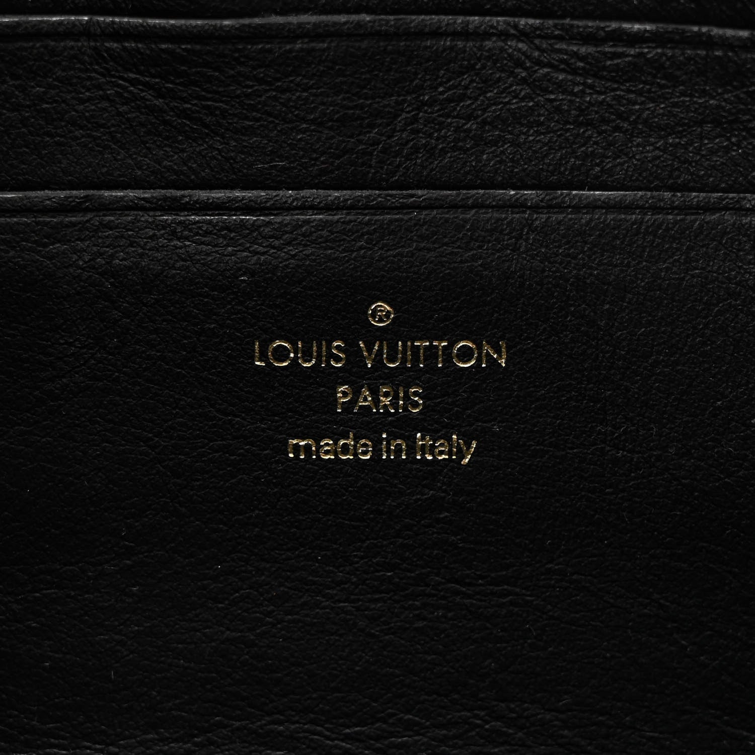Louis Vuitton Calfskin Bubblegram Wallet On Strap Black 6 of 10