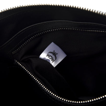 MCM Visetos Medium Crossbody Pouch Black 9 of 10