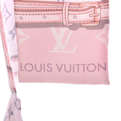 Louis Vuitton Silk Monogram Confidential Bandeau Light Pink 3 of 6