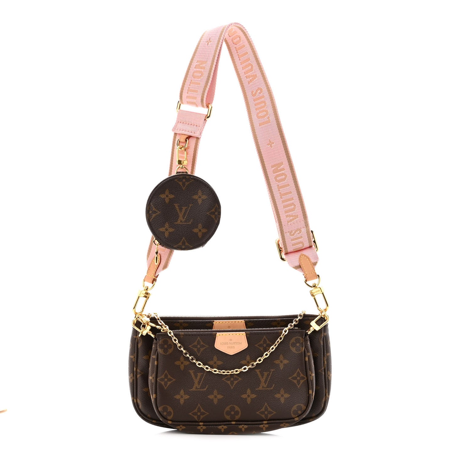 Monogram Multi Pochette Accessories Rose Clair