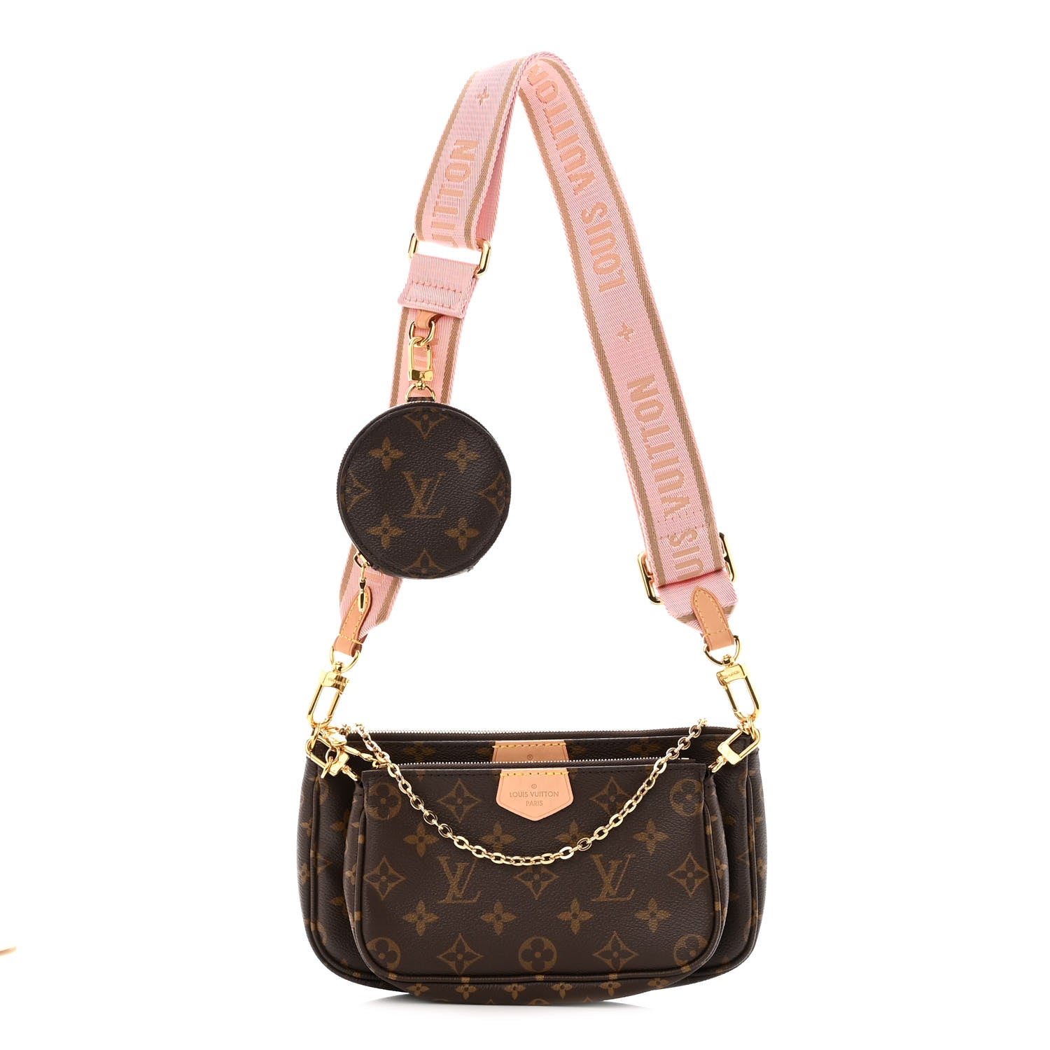 Louis Vuitton Monogram Multi Pochette Accessories Rose Clair 1 of 10