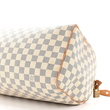 Louis Vuitton Damier Azur Speedy 30 11 of 15