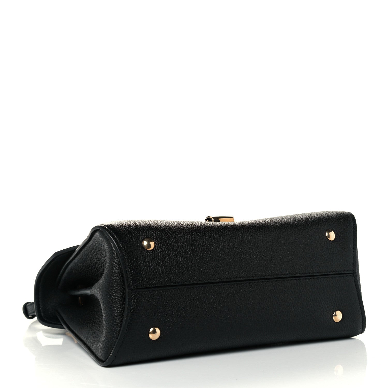 Salvatore Ferragamo Calfskin Small Margot Top Handle Satchel Black 4 of 10