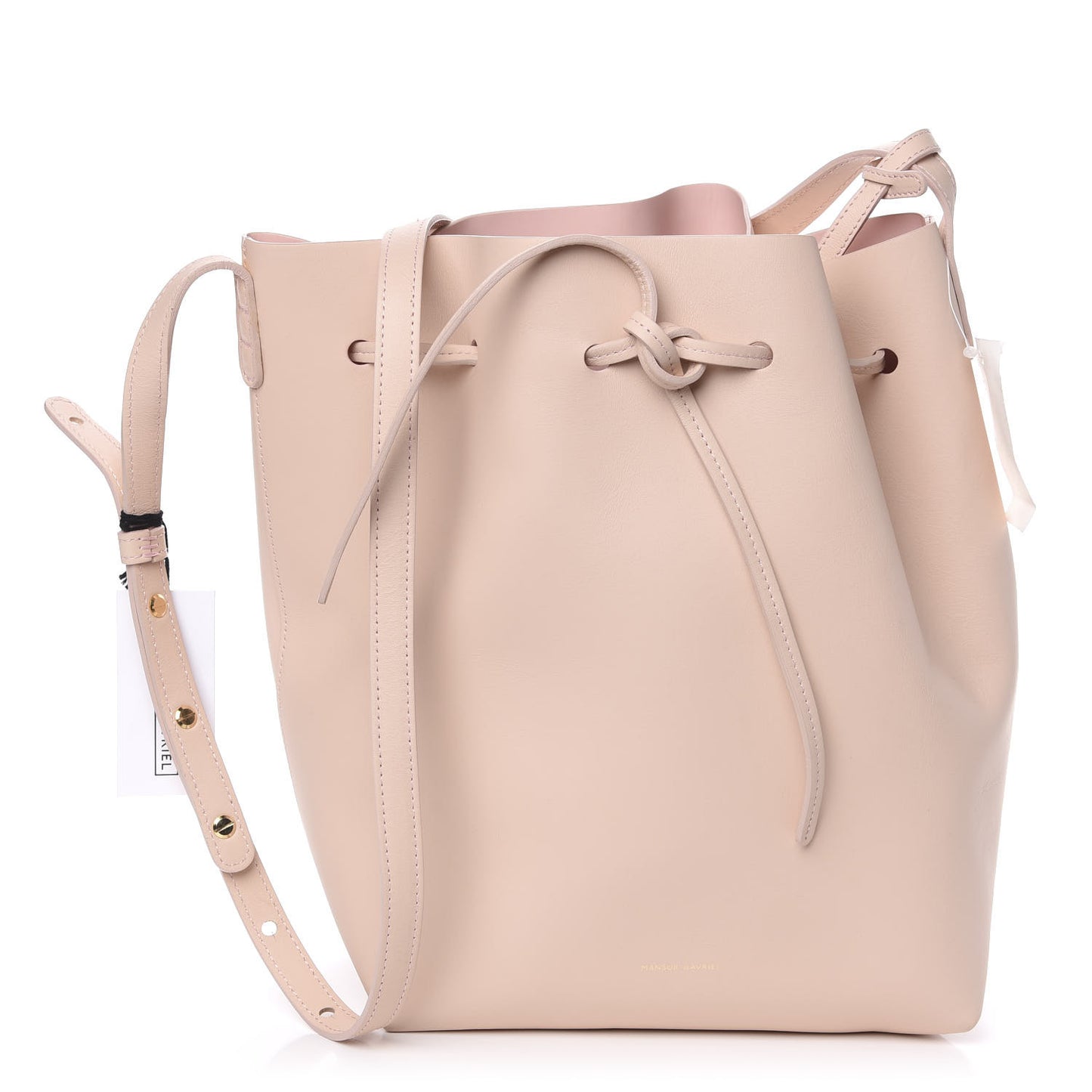 Calfskin Bucket Bag Rosa