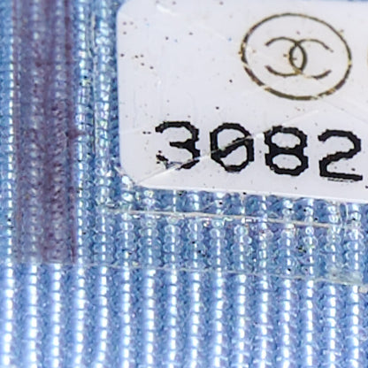 Chanel Lambskin Quilted Mini Wallet On Chain WOC Light Blue 7 of 11