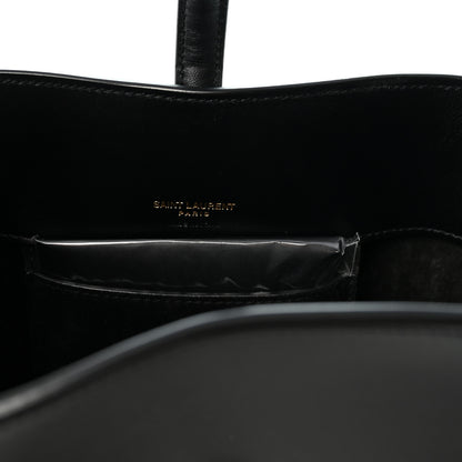 Saint Laurent Smooth Shiny Calfskin Monogram Le 37 Small Bucket Bag Black 6 of 9