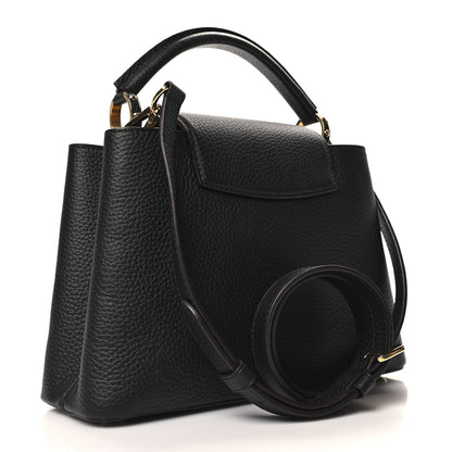 Louis Vuitton Taurillon Capucines BB Black 3 of 9