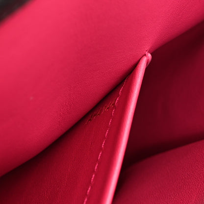 Louis Vuitton Taurillon Capucines MM Black Fuchsia 7 of 10