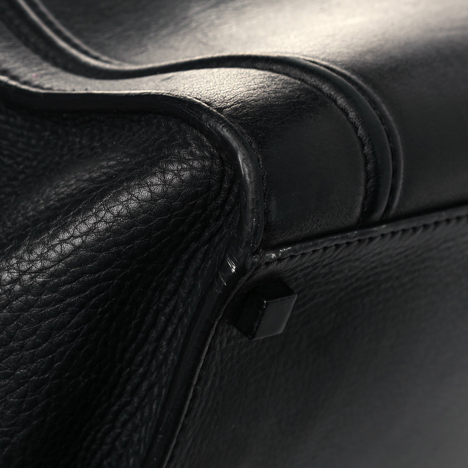 Celine Supple Calfskin Medium Phantom Luggage Black 9 of 12