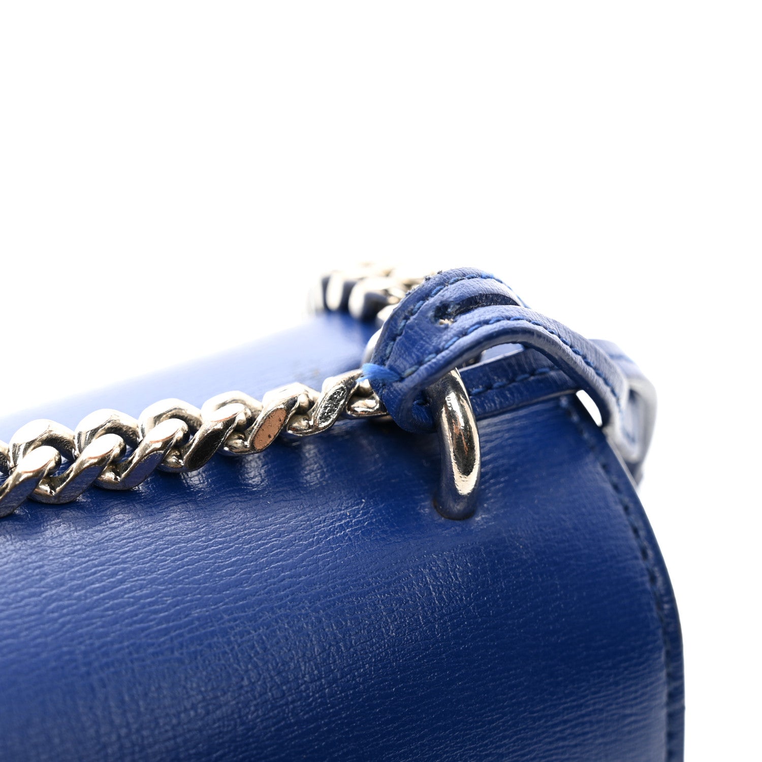 Saint Laurent Calfskin Medium Monogram Sunset Royal Blue 11 of 15