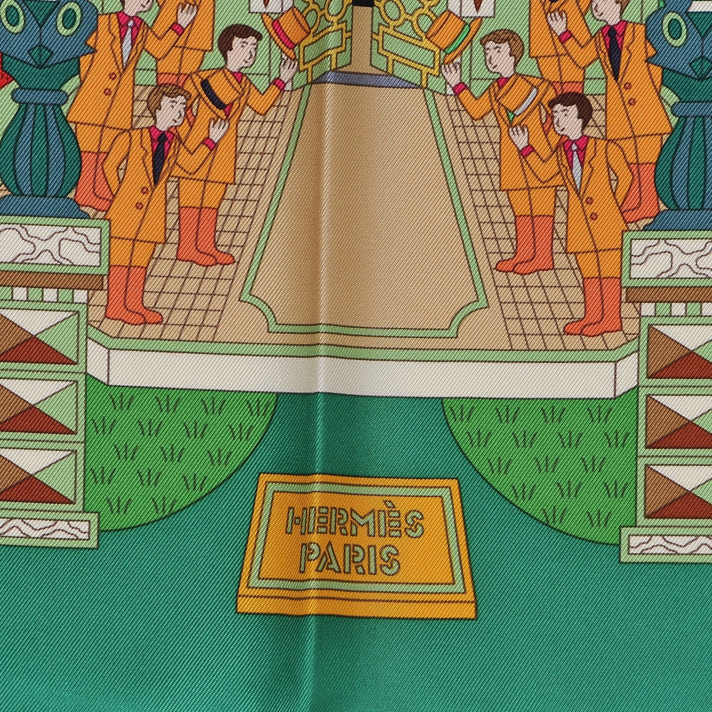 Silk La Maizeon des Carres Scarf 90