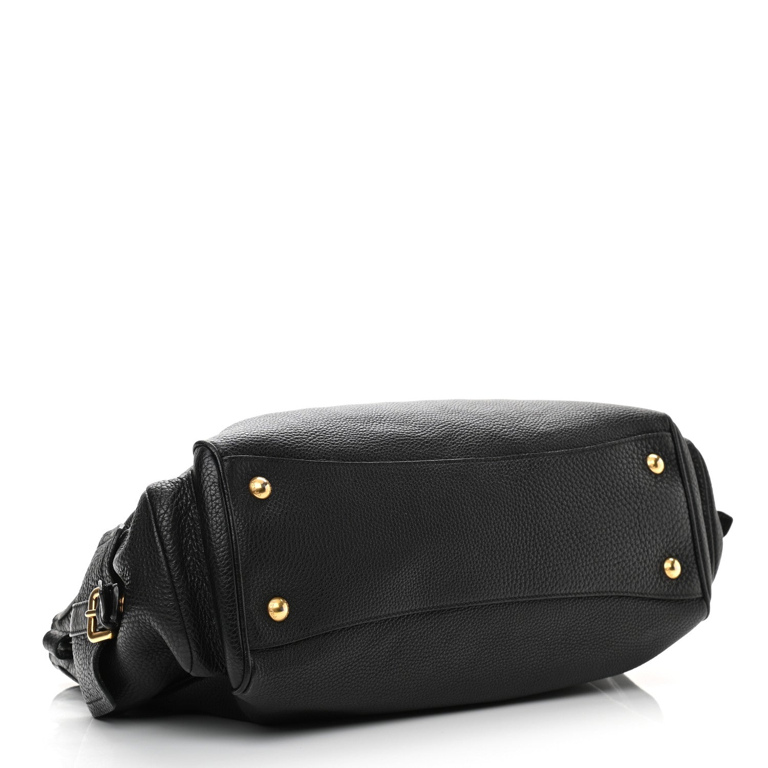 Prada Vitello Daino Shopping Tote Black 4 of 17