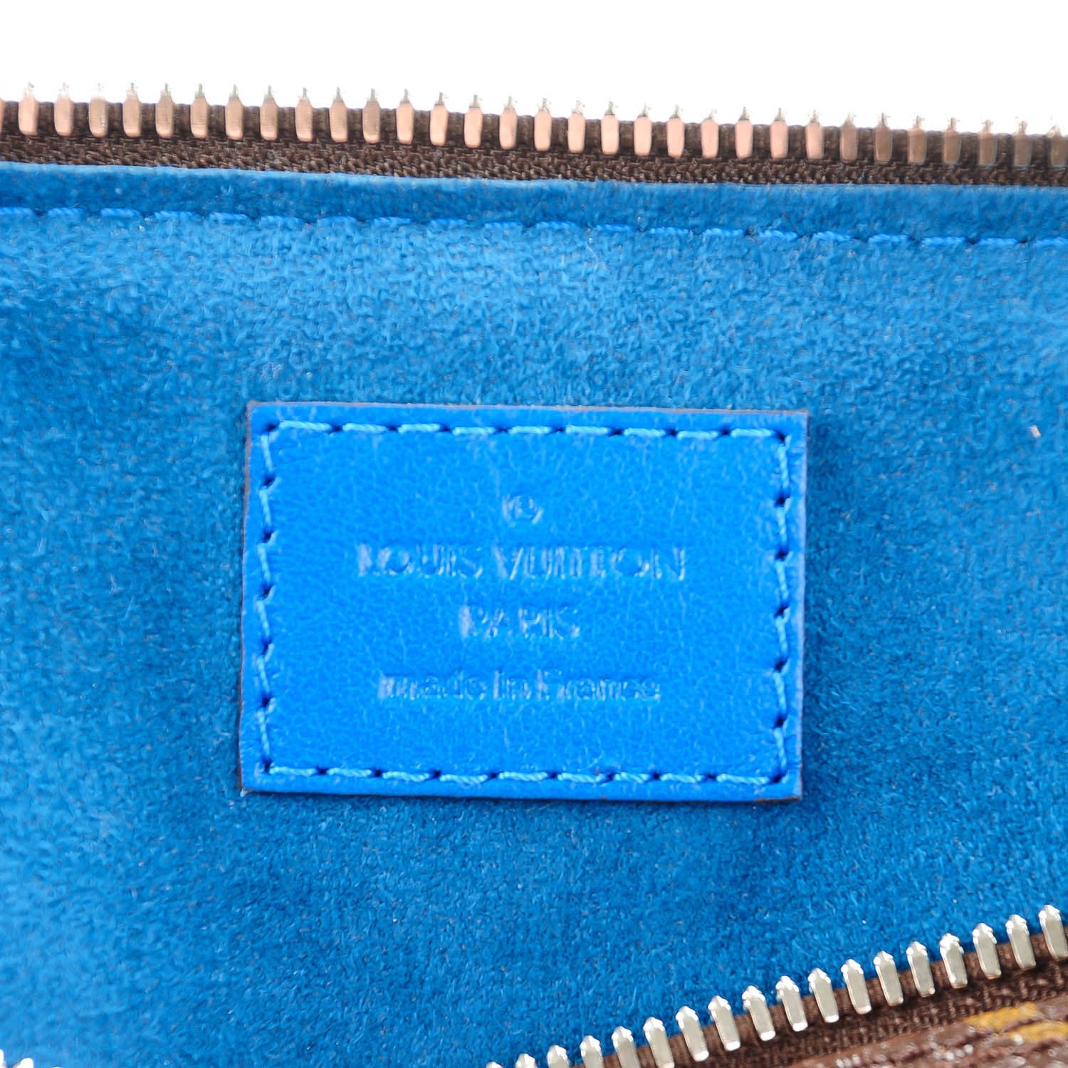 Louis Vuitton Monogram Shine Alma PM Blue Royal 6 of 7