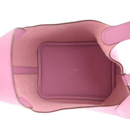 Hermes Taurillon Clemence Picotin Lock 18 PM Mauve Sylvestre 6 of 11