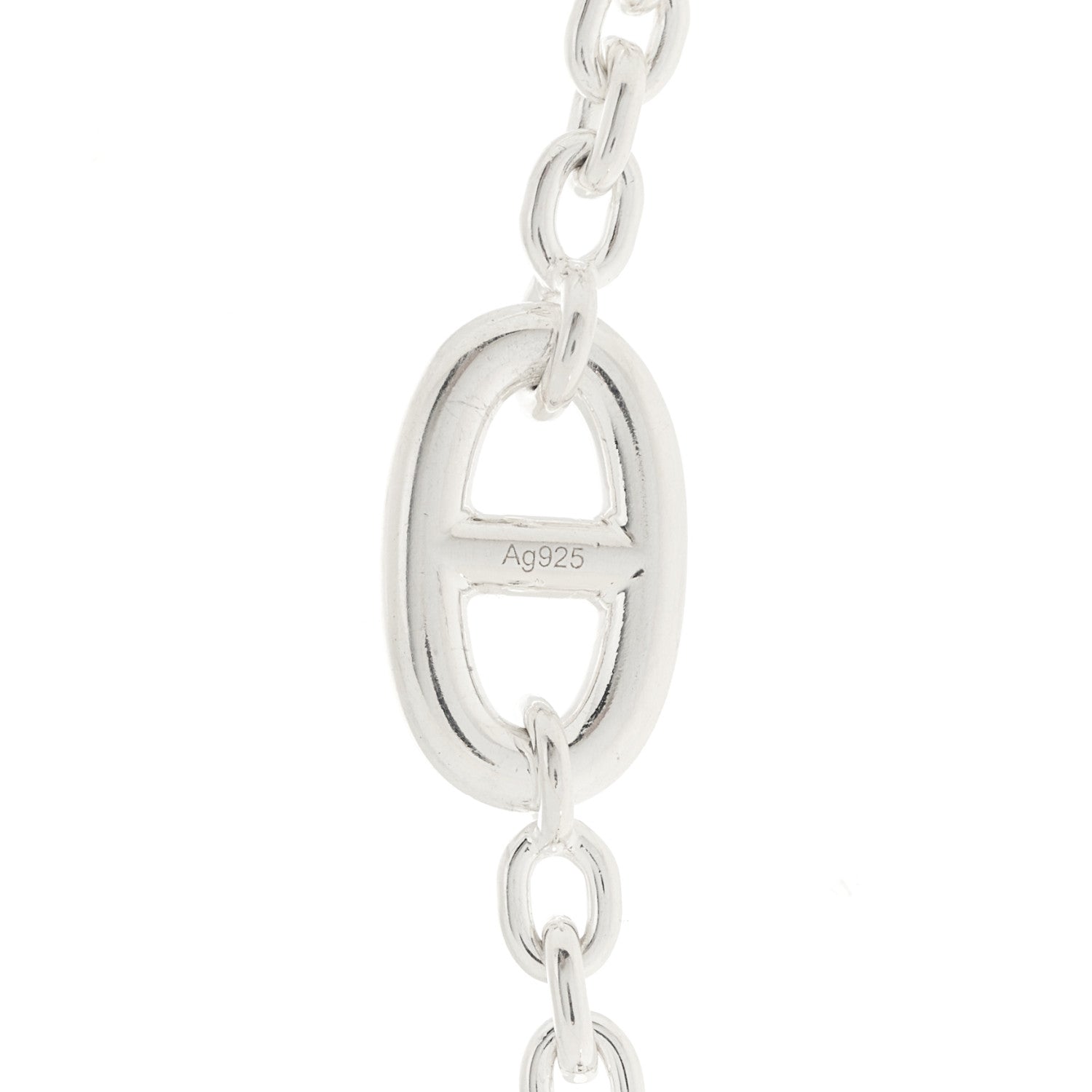 Hermes Sterling Silver Farandole Necklace 120 4 of 6