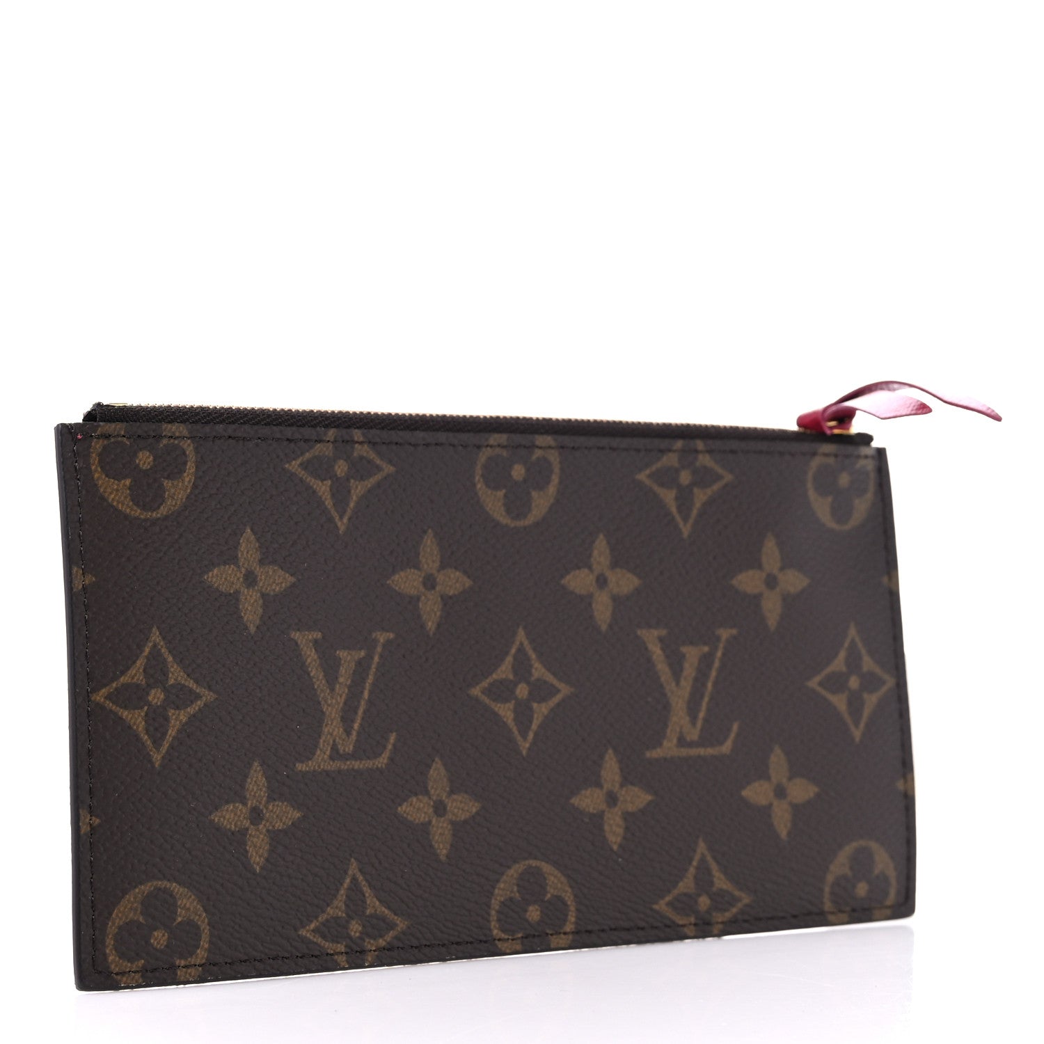 Louis Vuitton Monogram Felicie Chain Wallet Zippered Insert Fuchsia 3 of 6