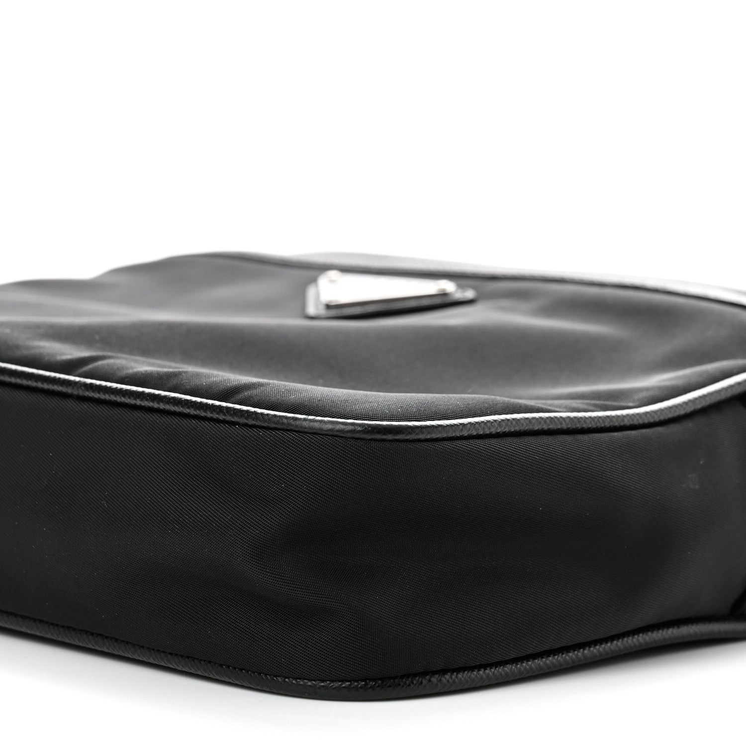 Prada Tessuto Nylon Saffiano Crossbody Black 11 of 11