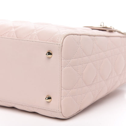 Christian Dior Lambskin Cannage Medium Lady Dior Light Pink 11 of 13