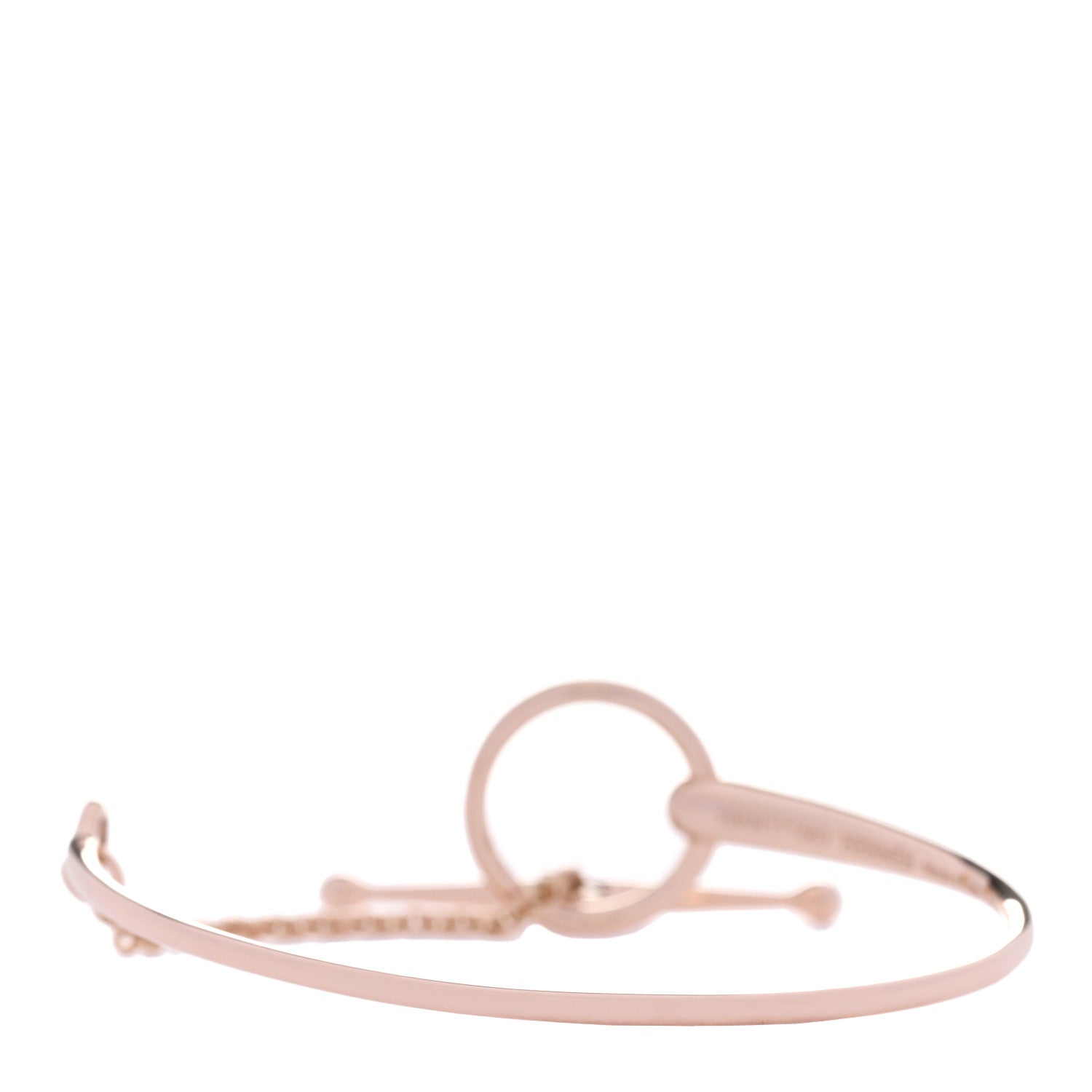 Hermes 18K Rose Gold Filet d'Or Bracelet ST 2 of 3