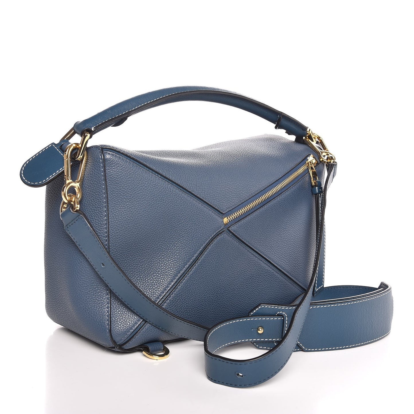 Calfskin Puzzle Bag Indigo