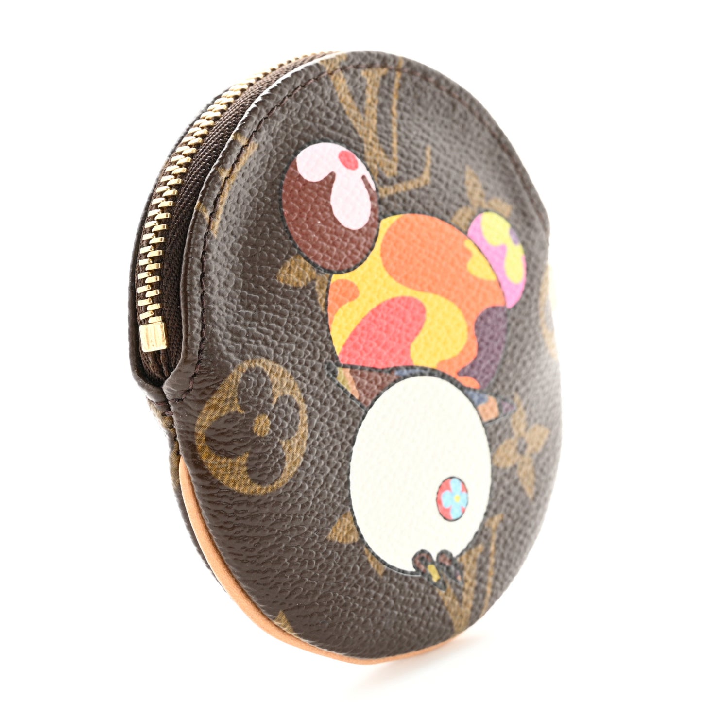Monogram Panda Round Coin Purse