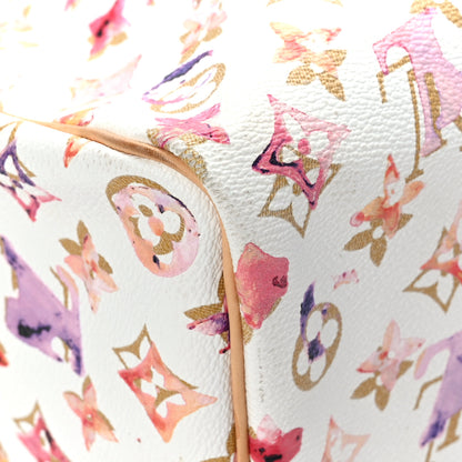 Louis Vuitton Watercolor Aquarelle Speedy 35 White 9 of 12