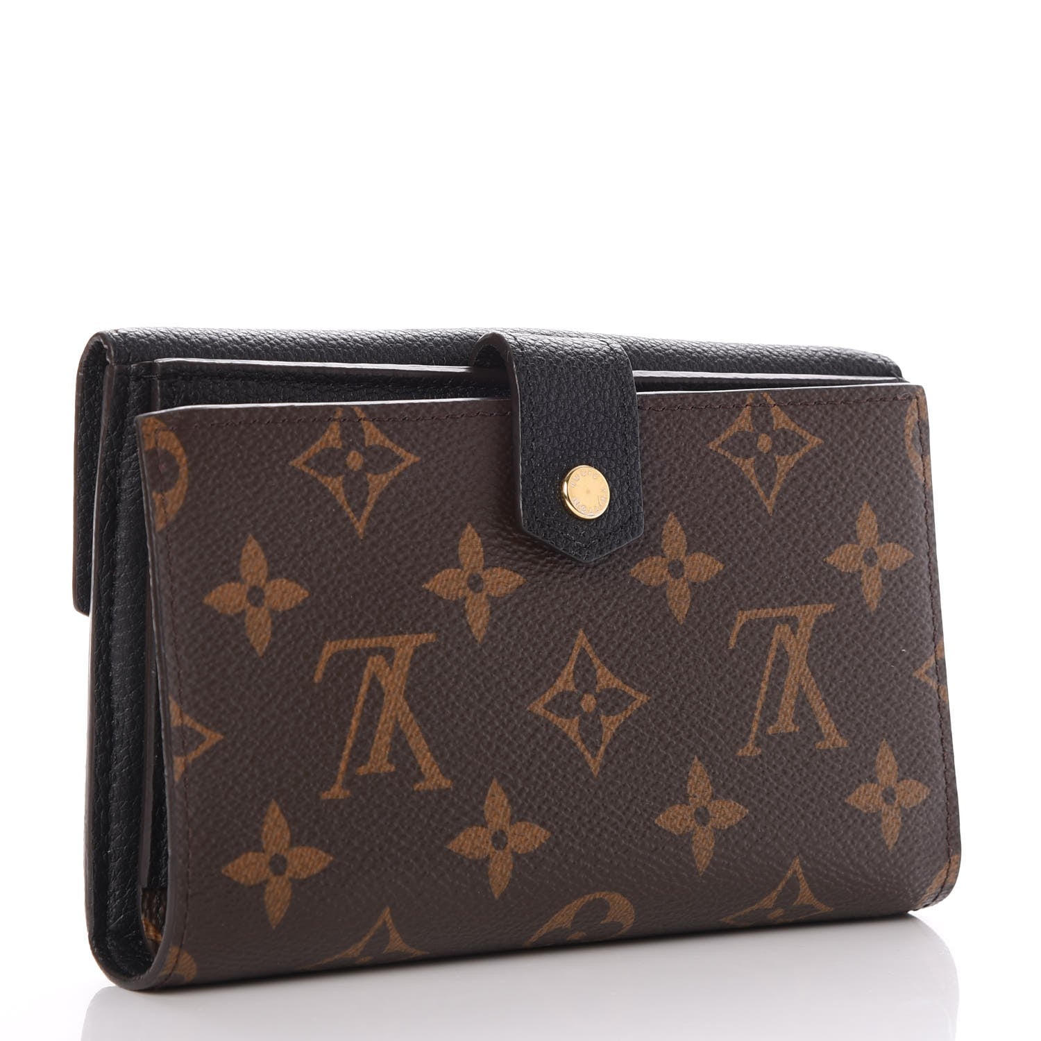 Louis Vuitton Monogram Pallas Compact Wallet Black 3 of 8